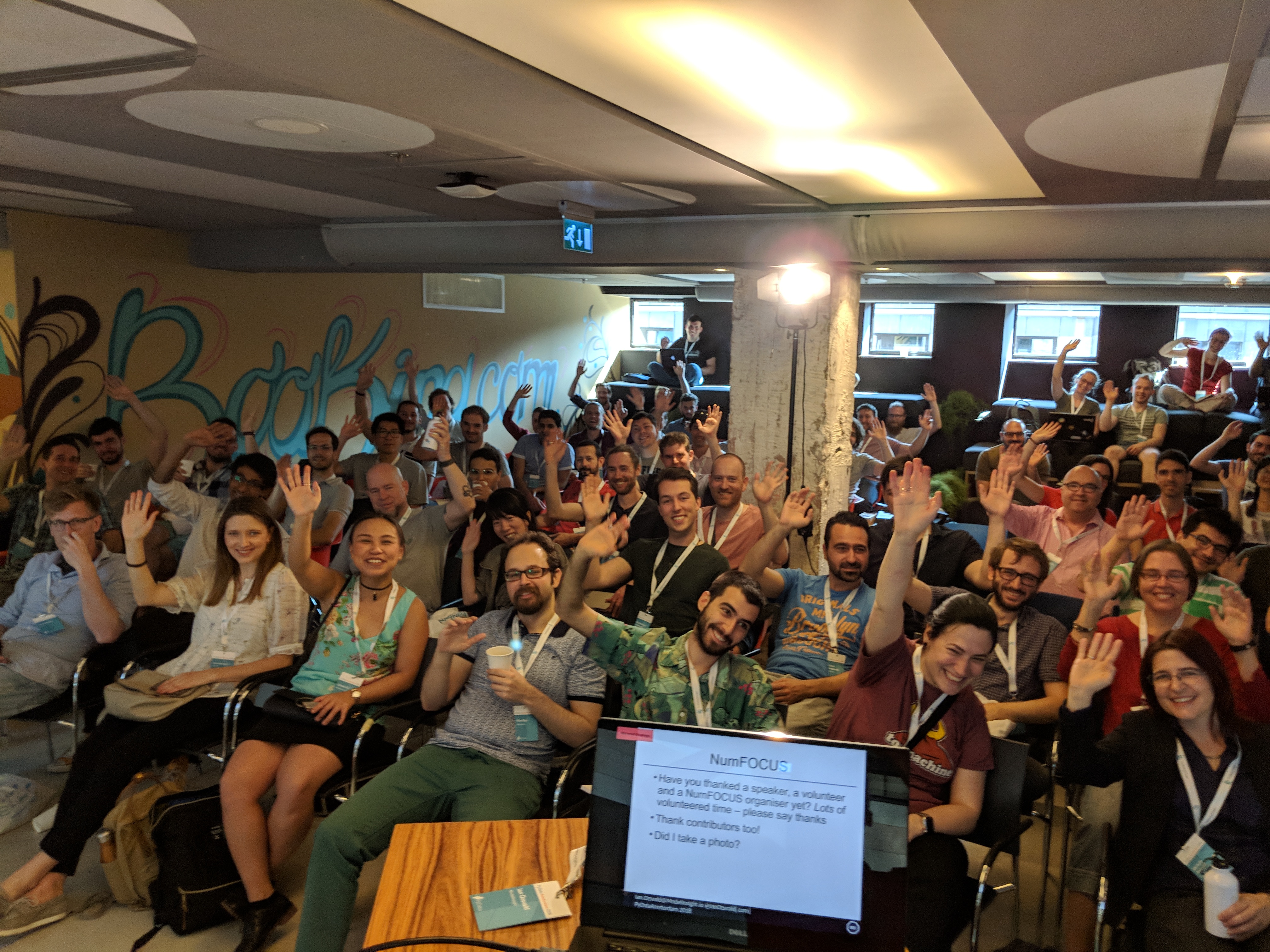 Audience at PyDataAmsterdam 2018